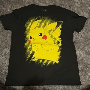 Black Pikachu Kids T-Shirt